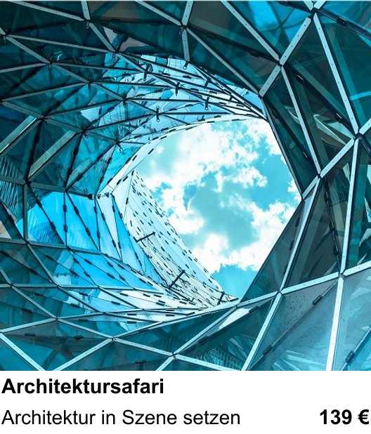 Kamera-Fotokurs in Bonn: Architektursafari