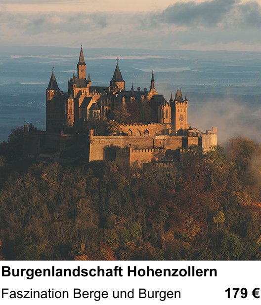 Intensiver Foto-Workshop über Burgenlandschaft Hohenzollern: Faszination Berge und Burgen