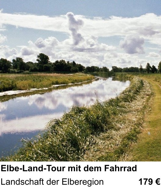 Intensiver Foto-Workshop über Elbe-Land-Tour mit dem Fahrrad: Landschaft der Elberegion