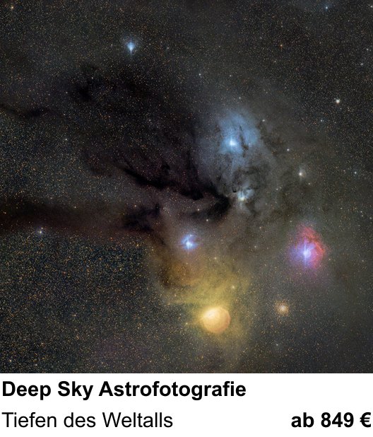 Intensiver Foto-Workshop über Deep Sky Astrofotografie: Tiefen des Weltalls